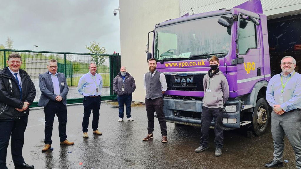 YPO lorries at Castleford 