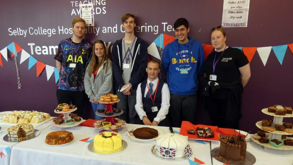 Students with their bakes 