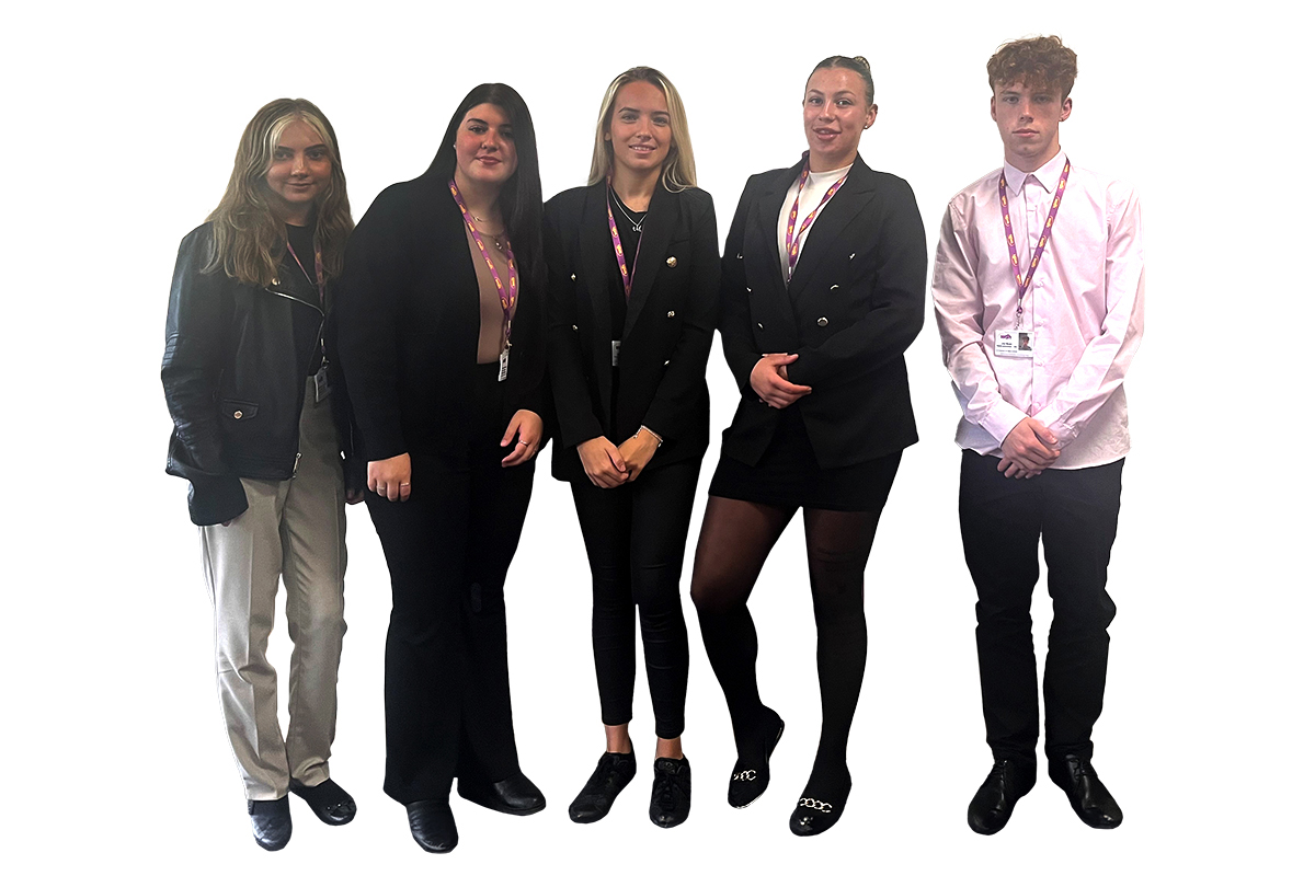 T Level students featuring in Inside Housing 