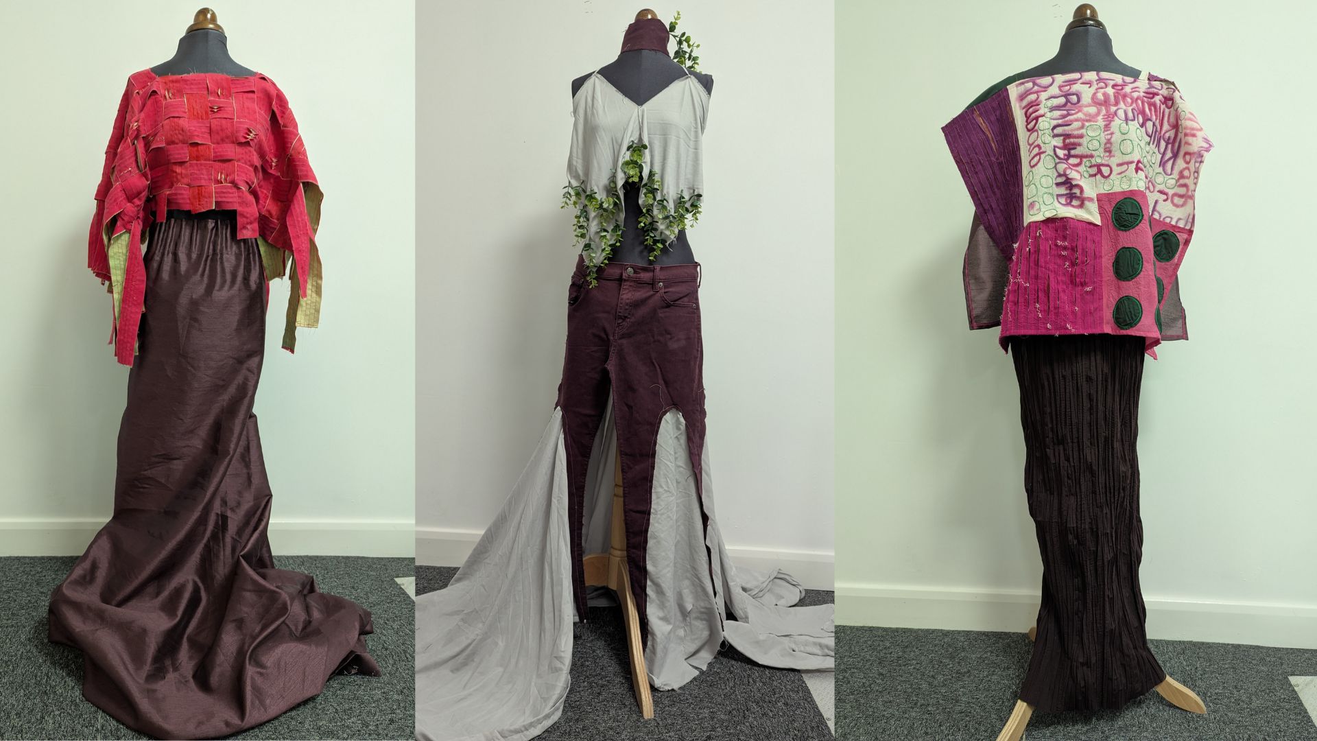 Sustainable fashion exhibit for Rhubarb Festival 