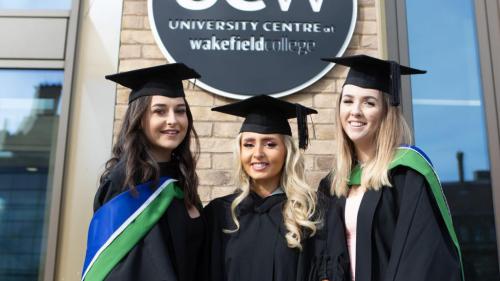 Graduates at Wakefield College 