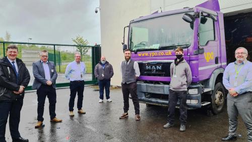 YPO lorries at Castleford 