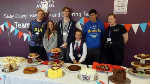 Students with their bakes 