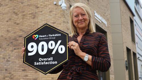 Sam Wright with our survey results 