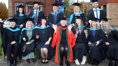 Graduates at Wakefield College