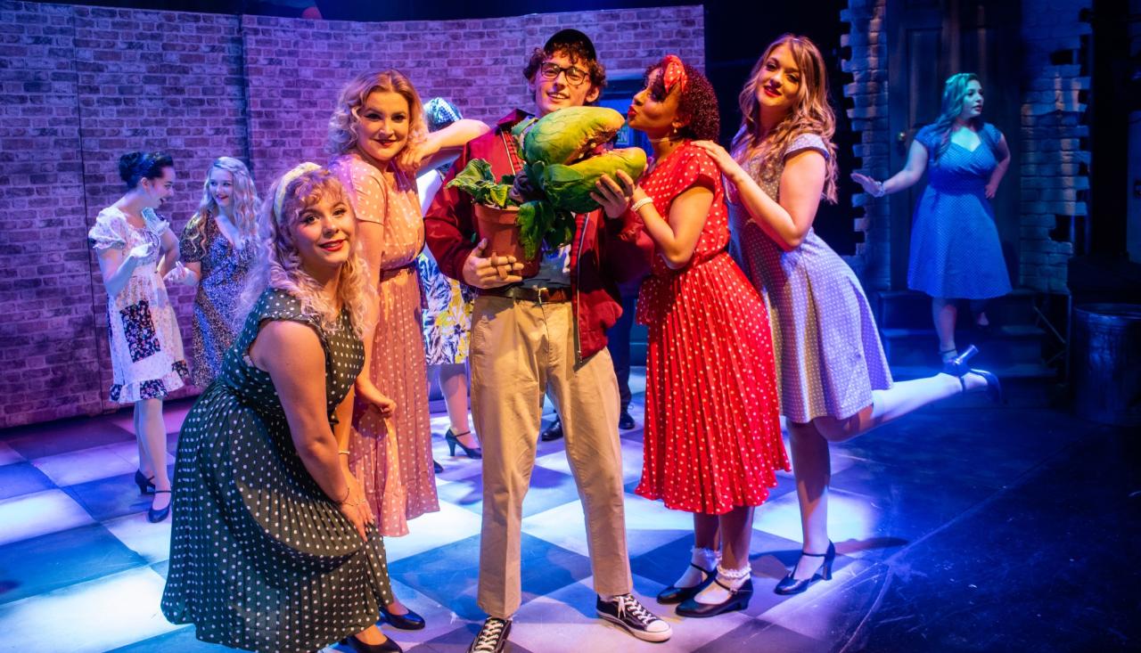 Photo from the Little Shop of Horrors theatre production